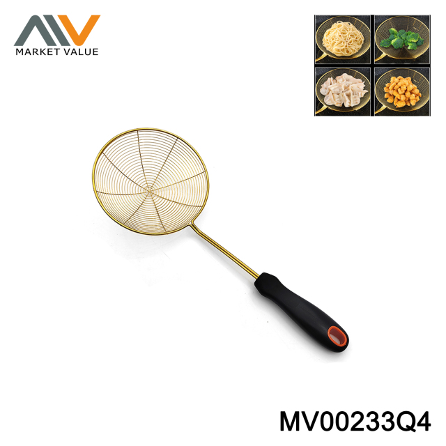 14/16CM S/S STRAINER IN PLASTIC HANDLE