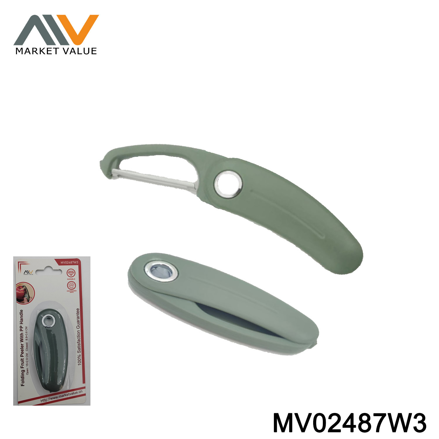Foldable SS Peeler With PP Handle TC