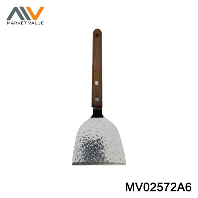 Wood Handle 3CR12 Embossed Small Shovel