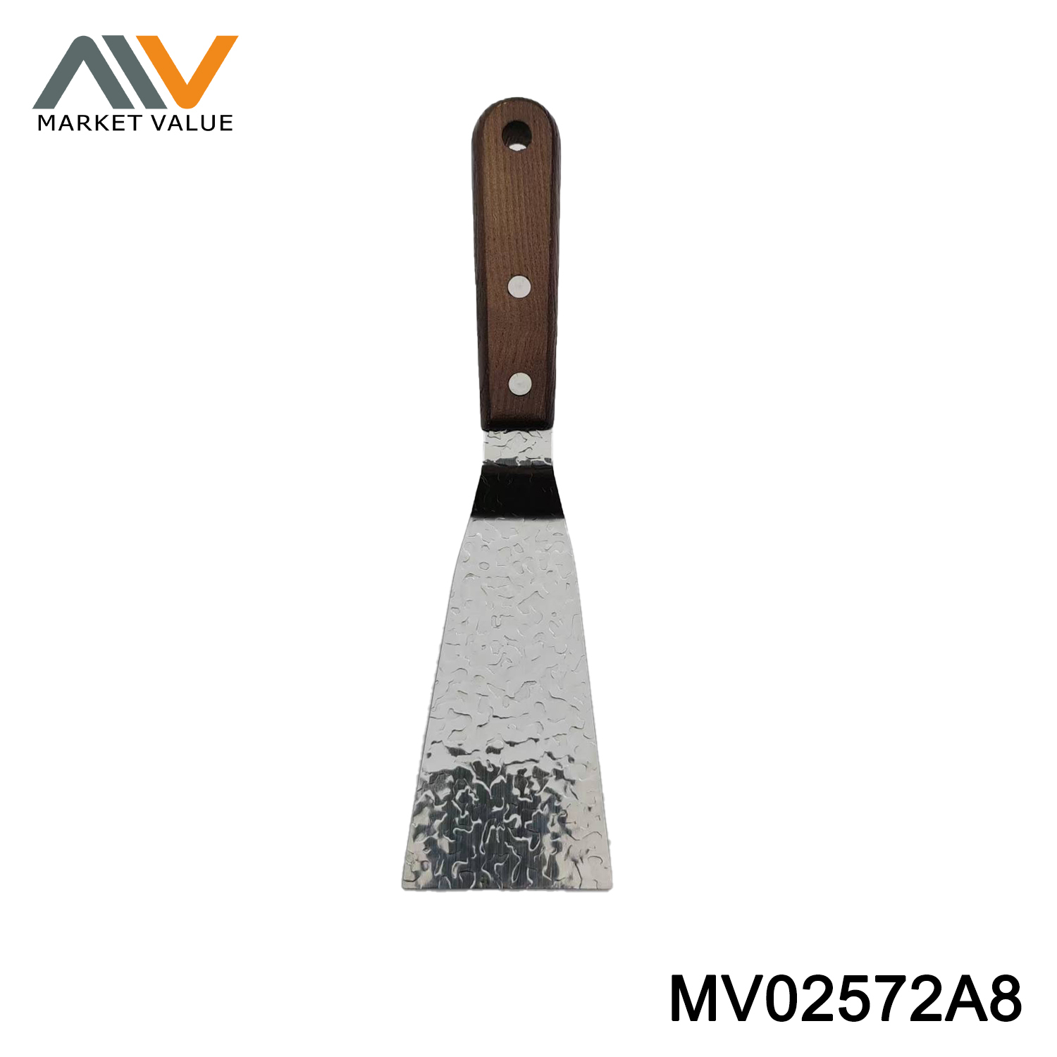 Wood Handle 3CR12 Embossed Small Shovel