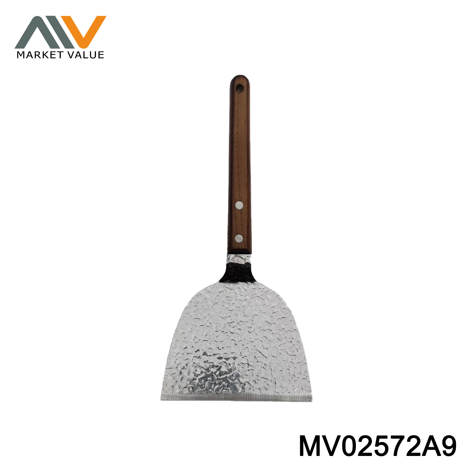 Wood Handle 3CR12 Embossed Small Shovel