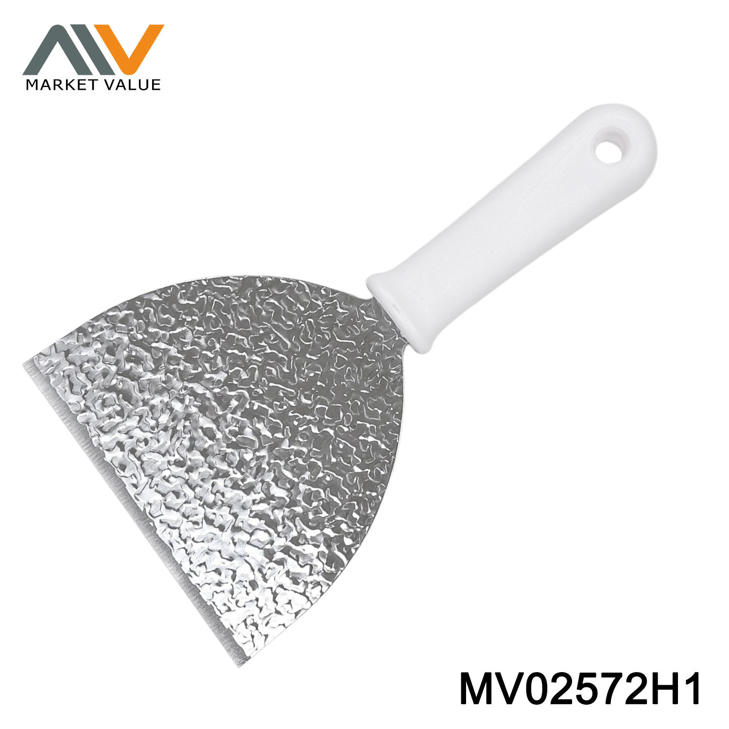 3CR12 Embossed Slanted Small Spatula
