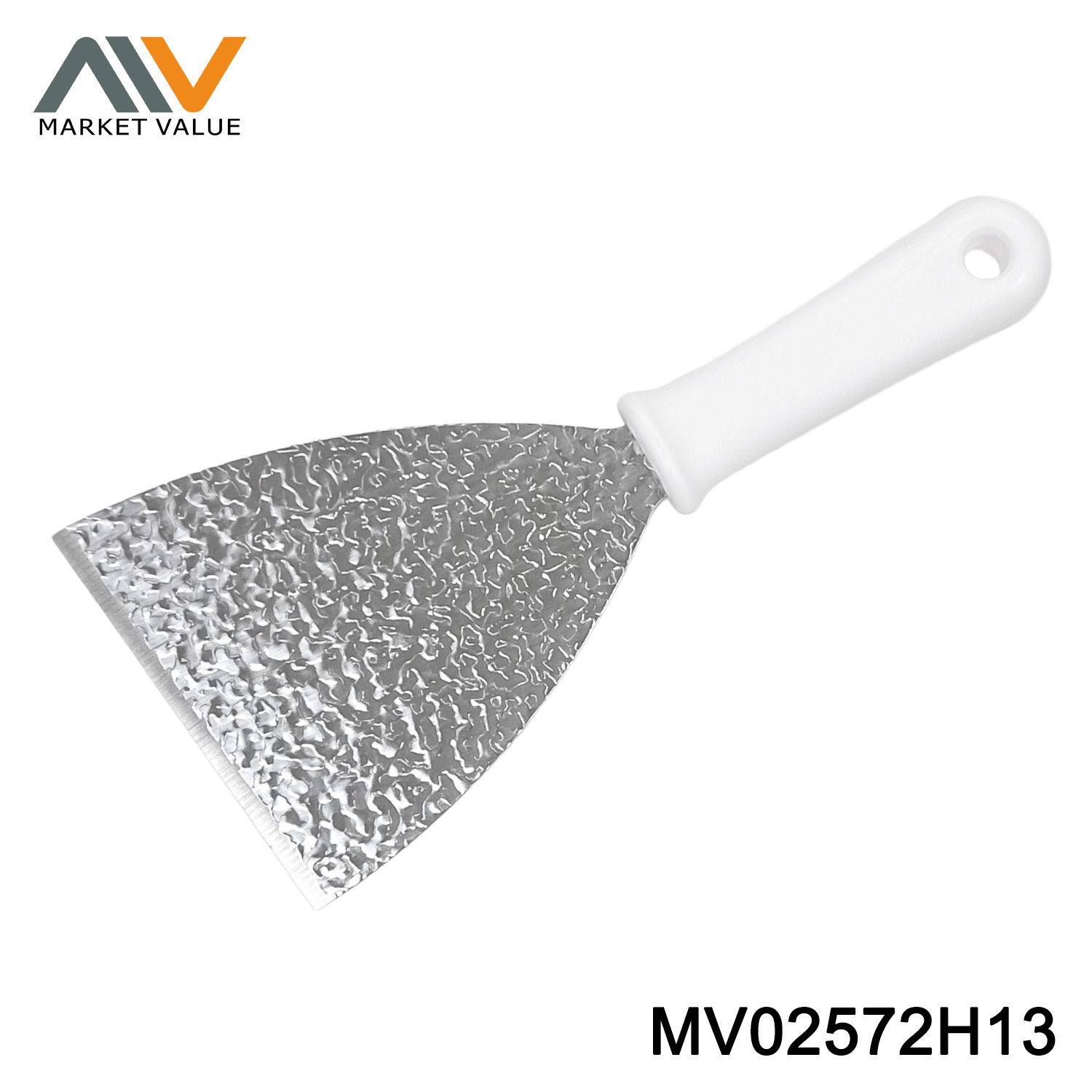 3CR12 Embossed Slanted Small Spatula
