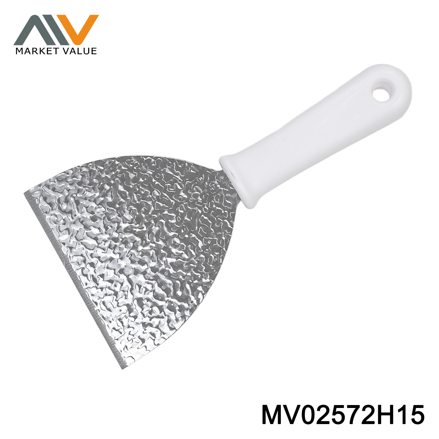 3CR12 Embossed Slanted Small Spatula