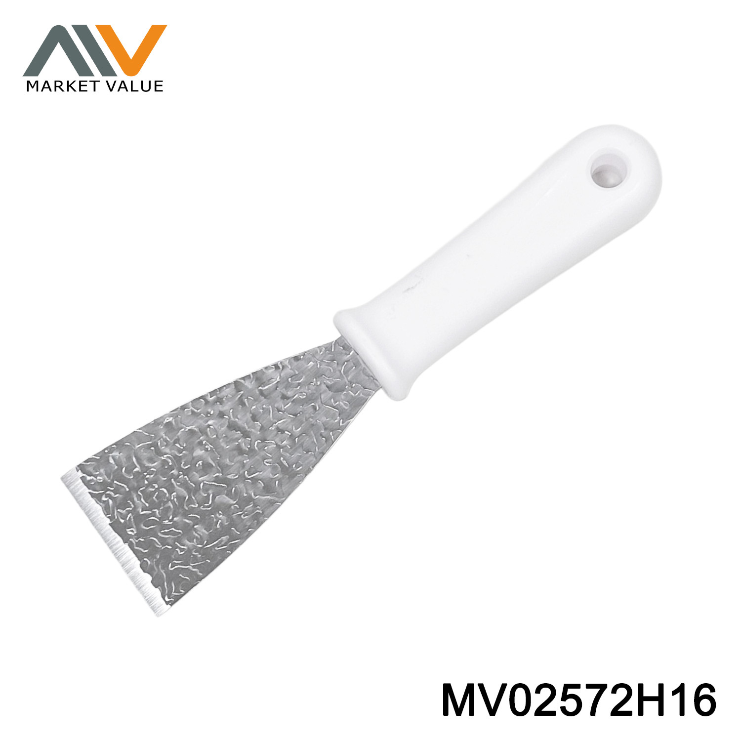 3CR12 Embossed Slanted Small Spatula