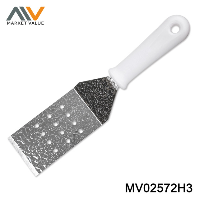 3CR12 Embossed Slanted Small Spatula