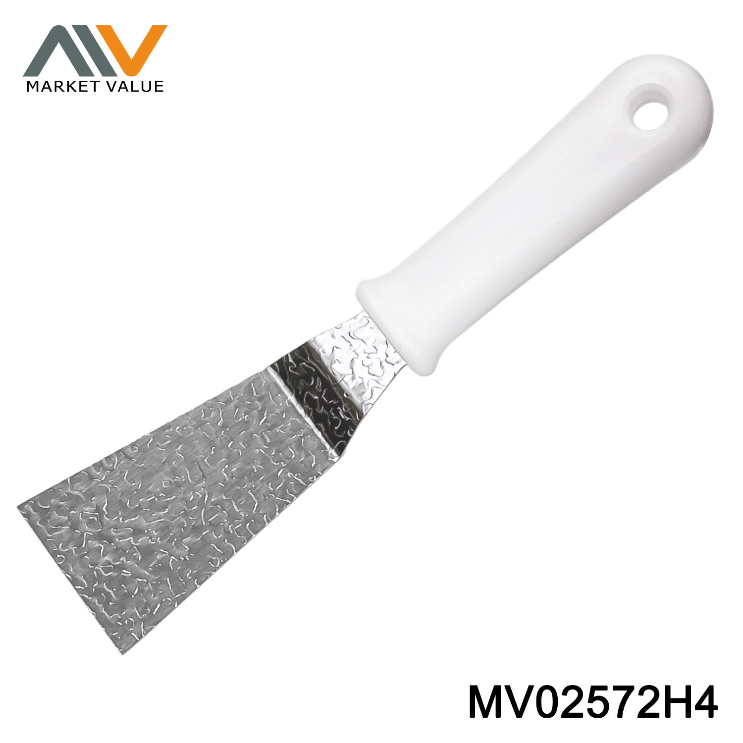 3CR12 Embossed Slanted Small Spatula