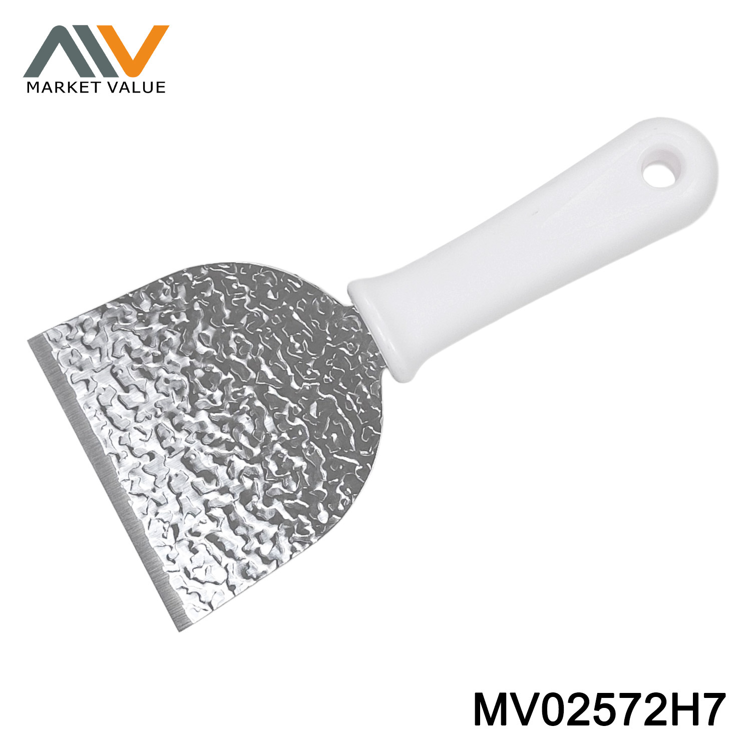 3CR12 Embossed Slanted Small Spatula