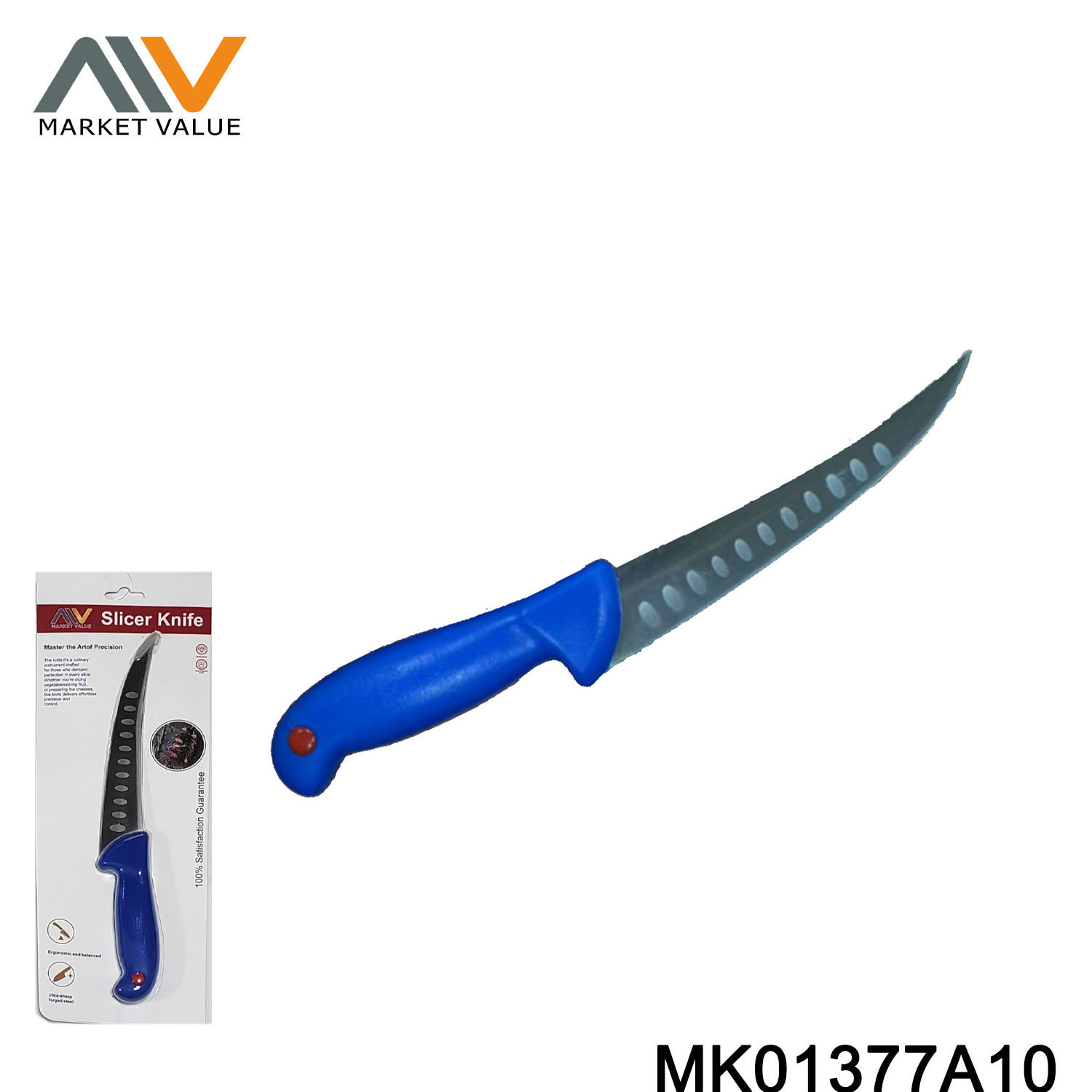 7" Meat Kinfe with PP Handle,Sandwich Card