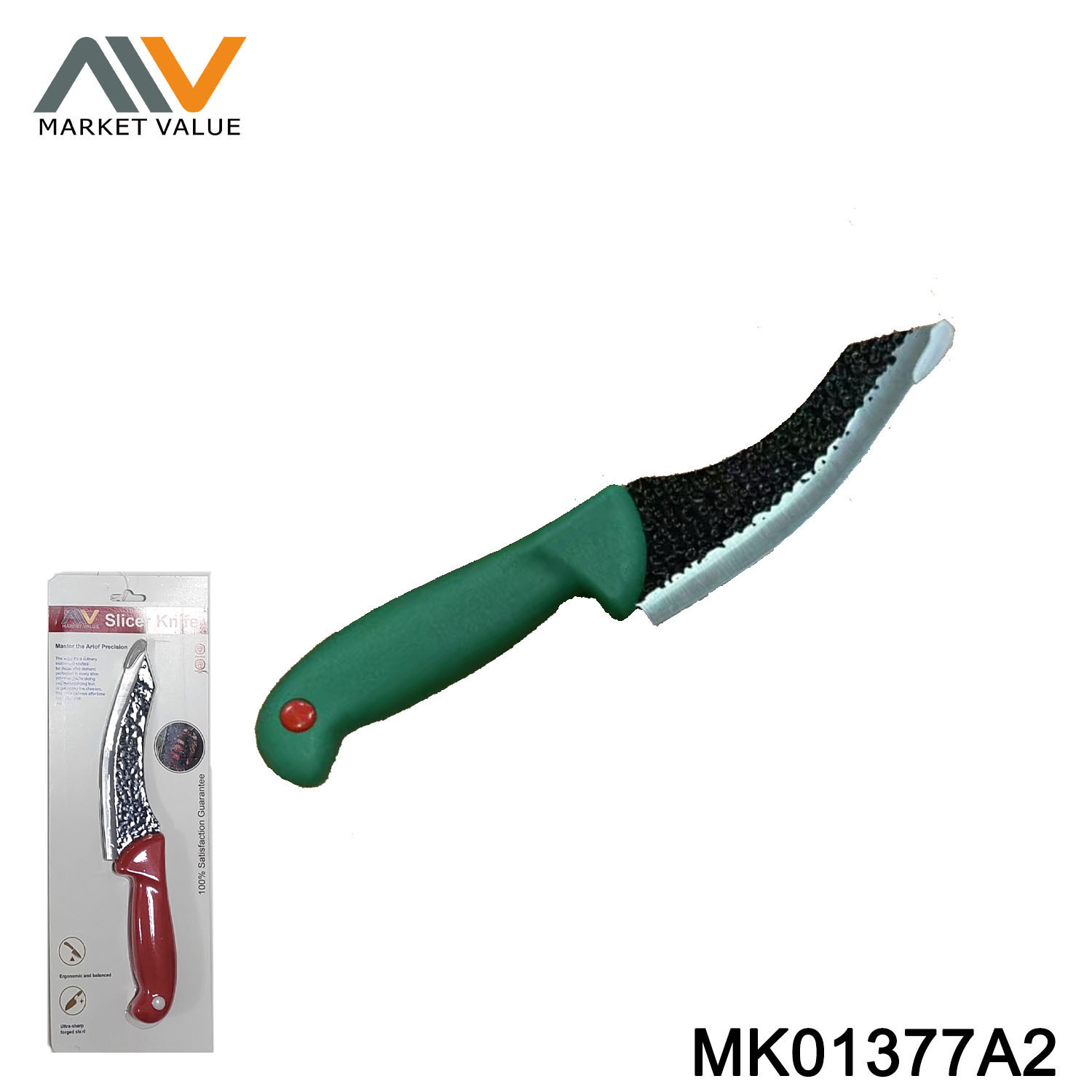 7" Meat Kinfe with PP Handle,Sandwich Card