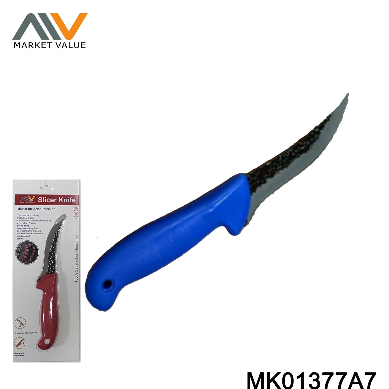 7" Meat Kinfe with PP Handle,Sandwich Card