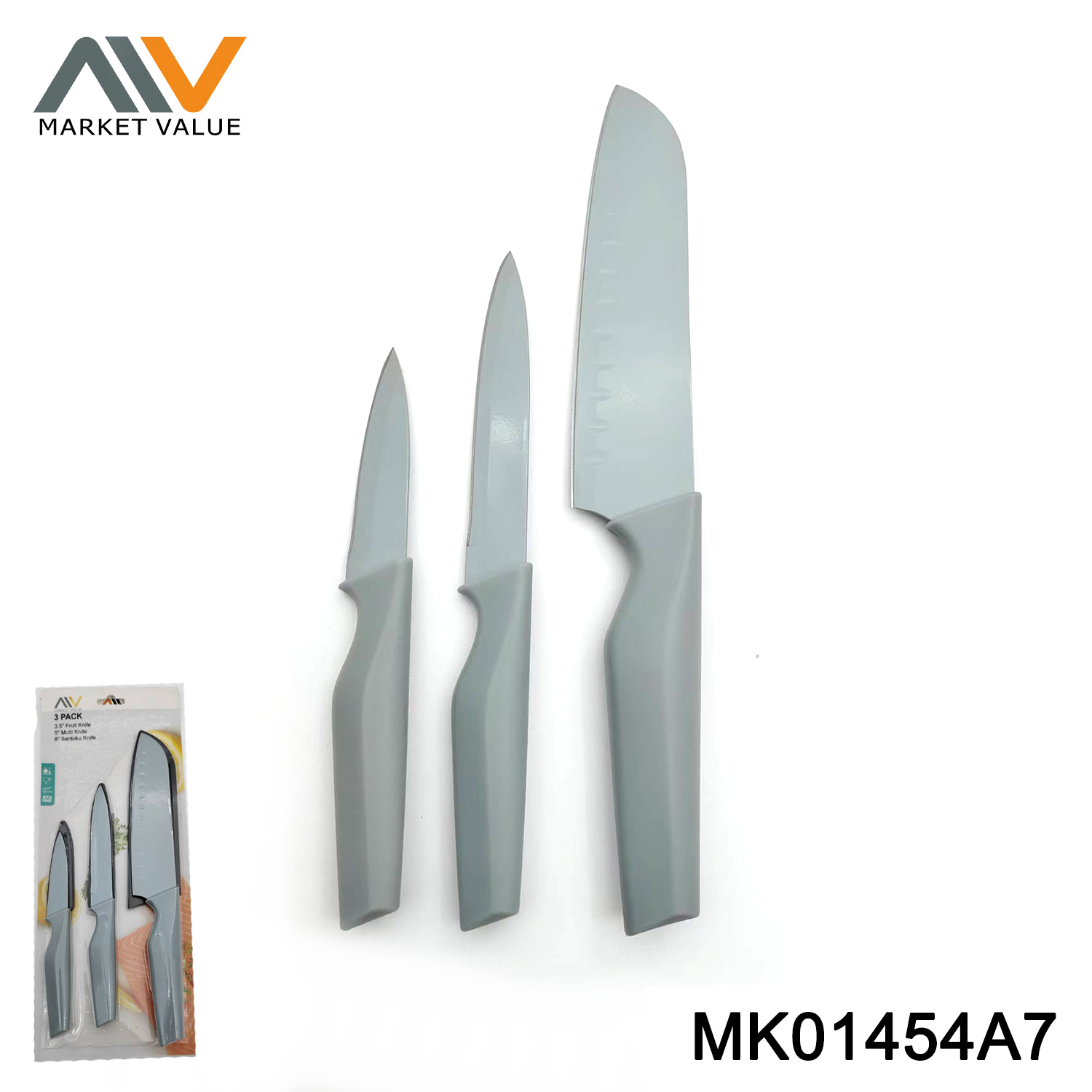 3 Piece Kitchen Knife Set,B/C