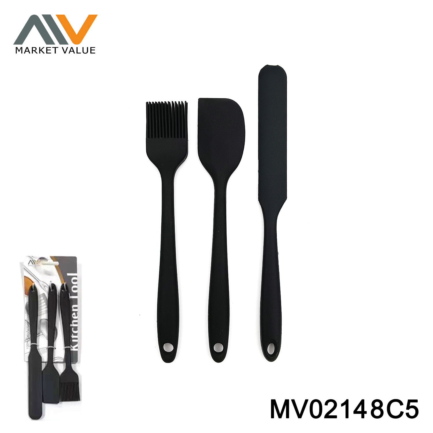 2/3 PCS MINI SILICONE COOKING TOOLS METAL IN SIDE,T/C