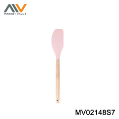 12" SPATULA SILICONE Beech Handle
