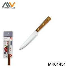 SS Chef KNIFE wooden Handle HAMBERGER BC