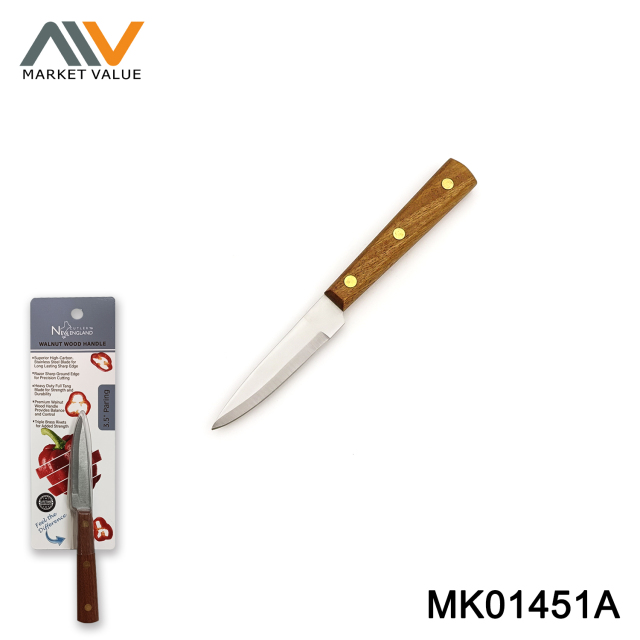 SS Chef KNIFE wooden Handle HAMBERGER BC