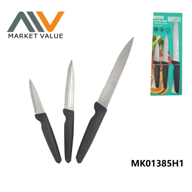 2PK Santoku knife AND Paring knives.PP handle BC