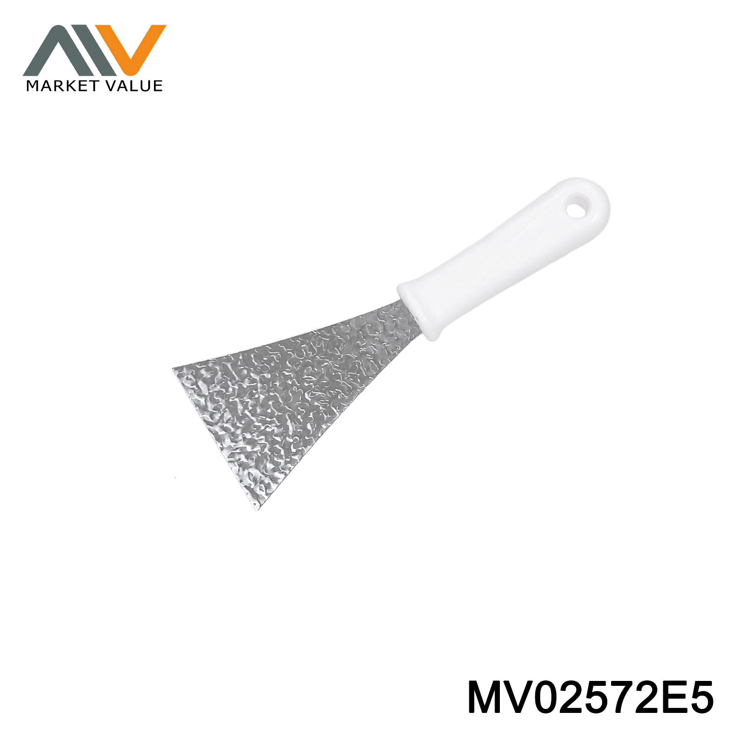 Wood Handle 3CR12 Embossed Flat-Edge Shovel