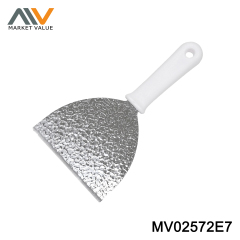 Wood Handle 3CR12 Embossed Flat-Edge Shovel