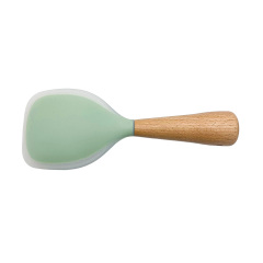 Silicone Rice Spoon With Wooden Handle,TC