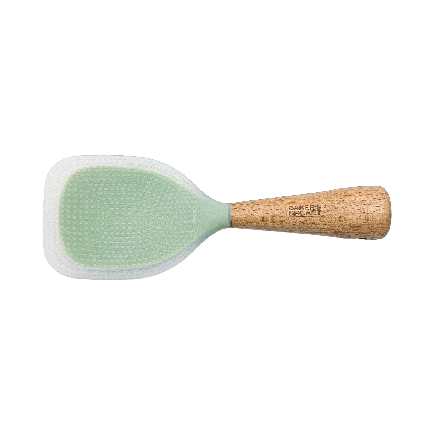 Silicone Rice Spoon With Wooden Handle,TC