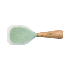 Silicone Rice Spoon With Wooden Handle,TC