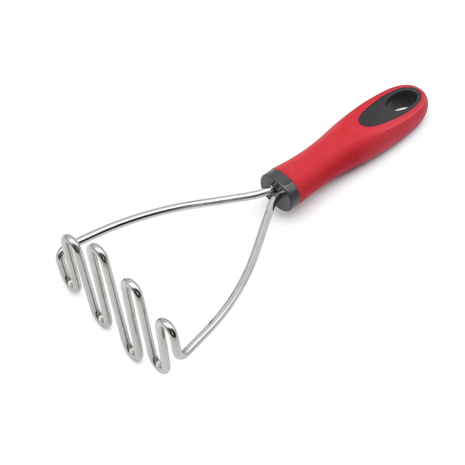 POTATO PRESS WITH TPR HANDLE,T/C