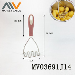 POTATO PRESS WITH TPR HANDLE,T/C