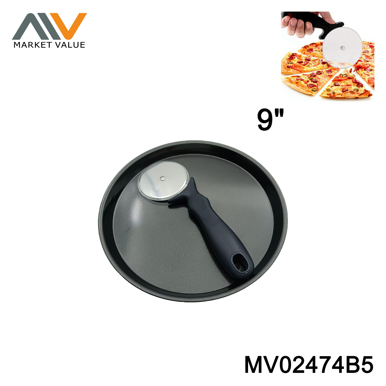 9" 10" 12" 14" carbon steel pizza pan
