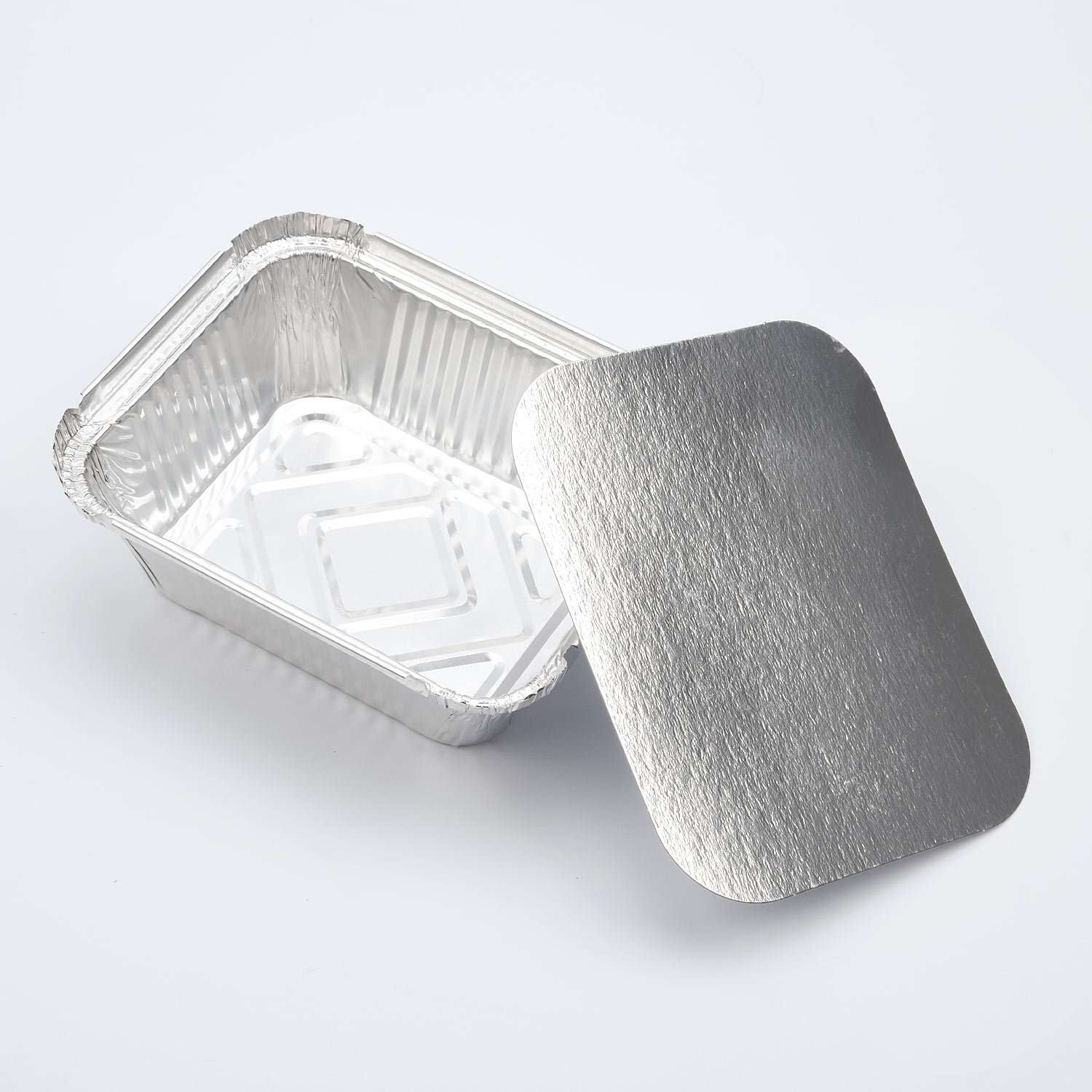 6PK Aluminum BBQ Pan Square in Polbag