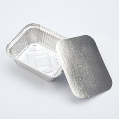 6PK Aluminum BBQ Pan Square in Polbag