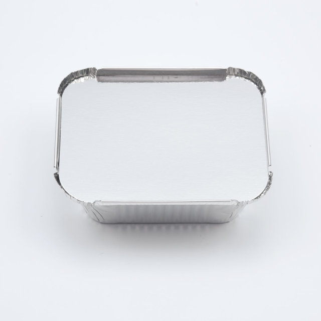 6PK Aluminum BBQ Pan Square in Polbag