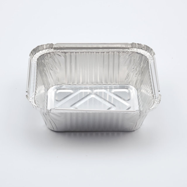 6PK Aluminum BBQ Pan Square in Polbag