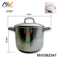 4.25L S/S CASSEROLE WITH GLASS LID,WHEEL CARD