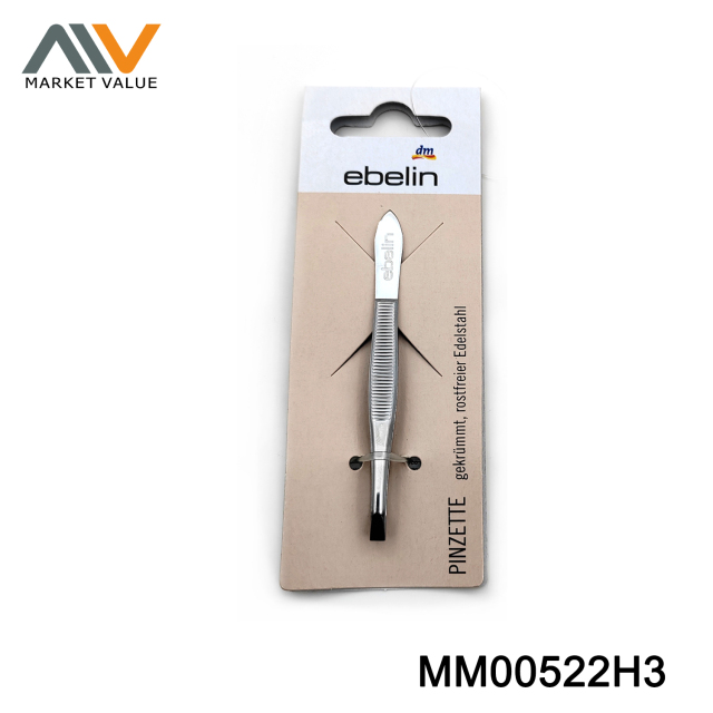 3PCS Eyebrow Tweezer With Coated,T/C