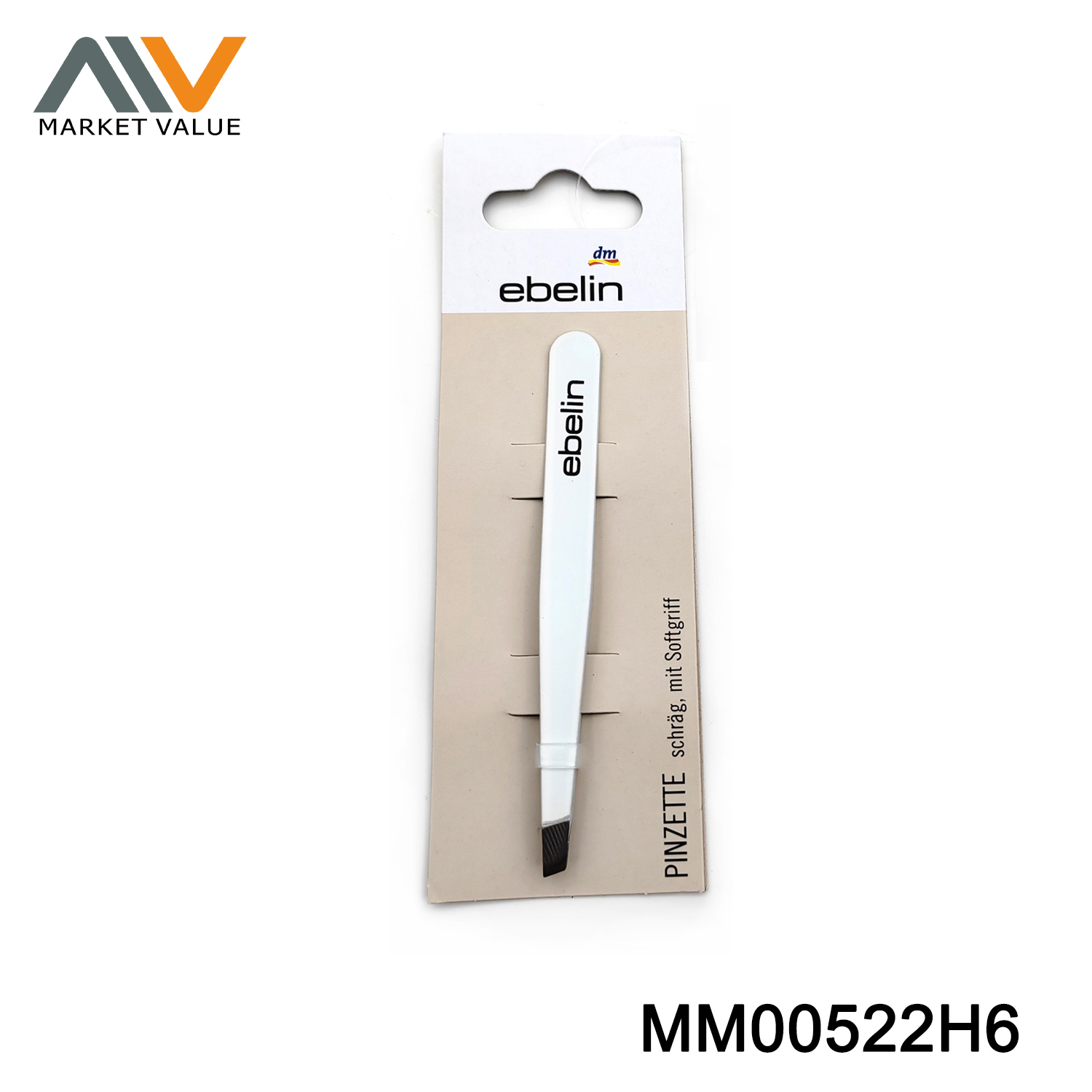 3PCS Eyebrow Tweezer With Coated,T/C