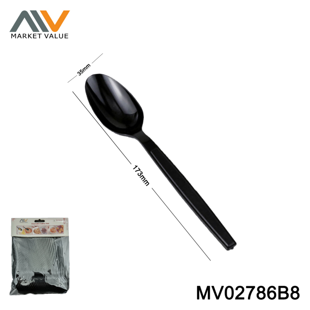 24/36/48/60 PCS 6.5"/7' Lightweight Plastic Spoon/Fork/Knife