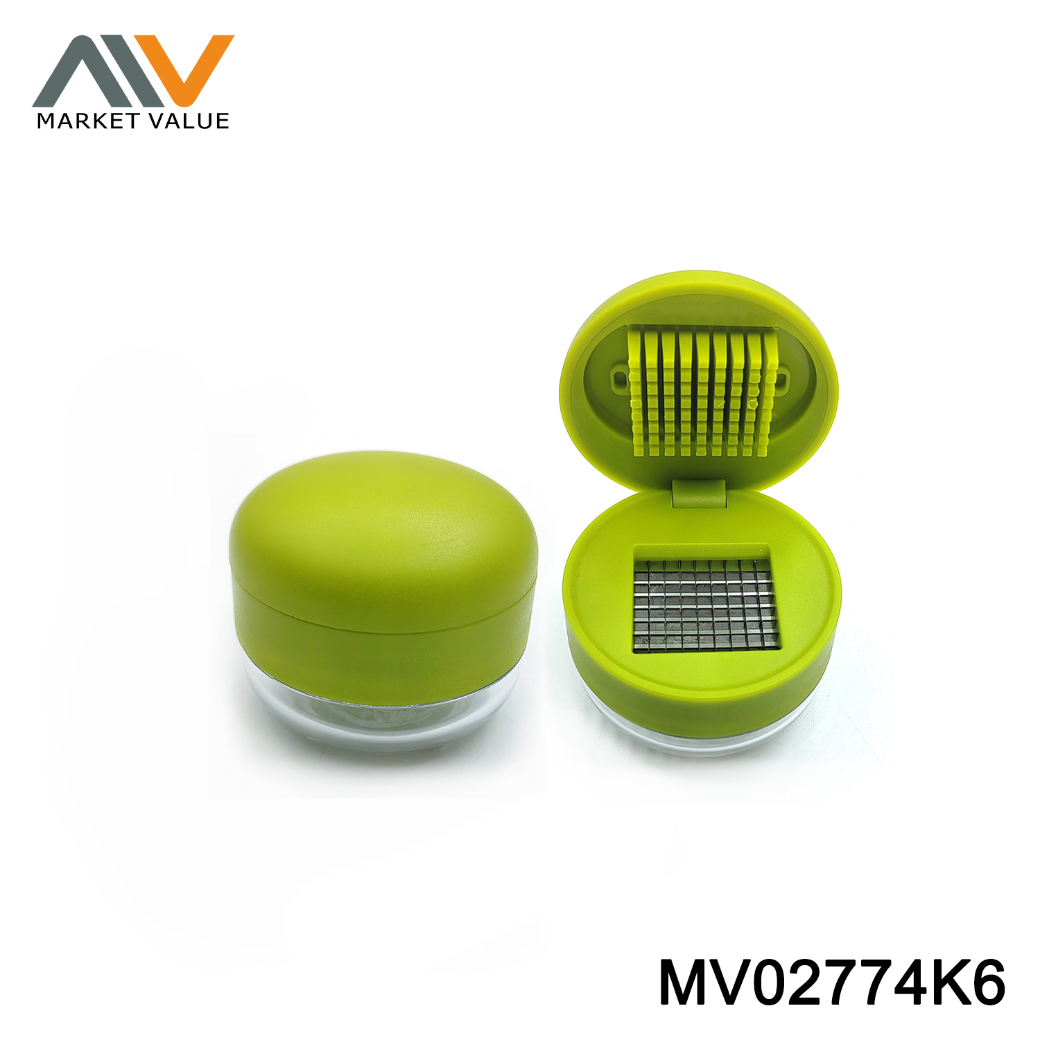 ABS GARLIC SLICER WITH CONTAINER IN COLOUR BOX