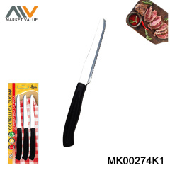 Set 3 pcs table knives PP HANDLE B/C