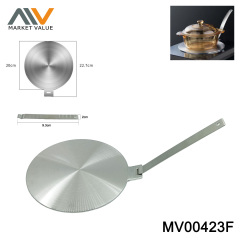 22CM SS INDUCTION PLATE ALLUMINUM INSIDE IN COLOUR LABLE