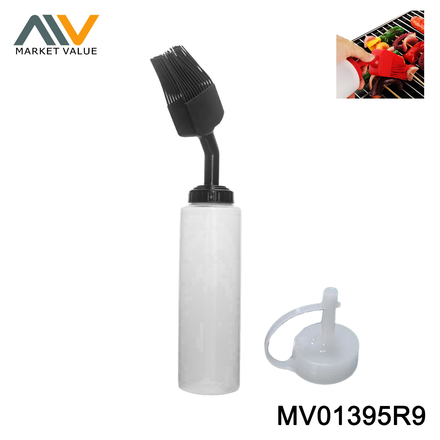 Silicone Brush PE oil bottle BC BBQ