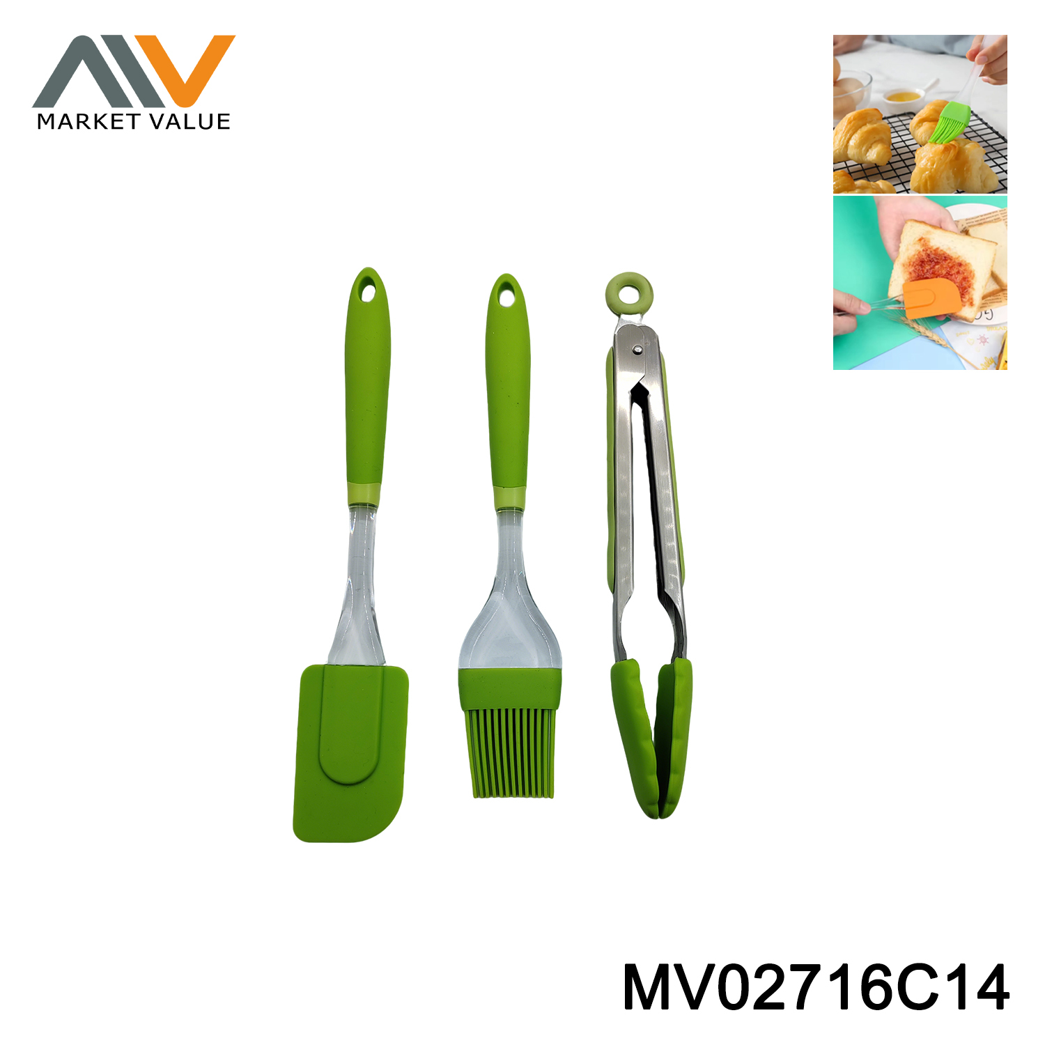 3PK Silicone Bake Set BC