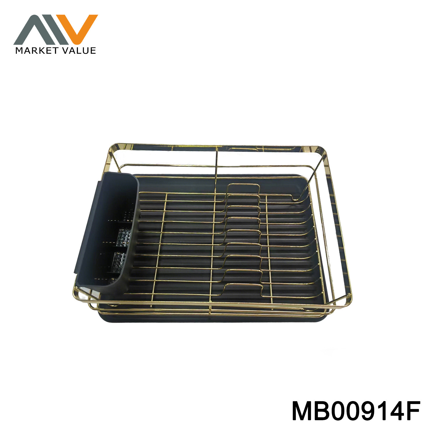 3PCS Wire Bowl and plate Holder w pp tray cutlery holder