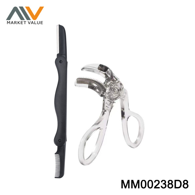 2 Pcs Beauty Eyelash & Eyebrow Razor，IC
