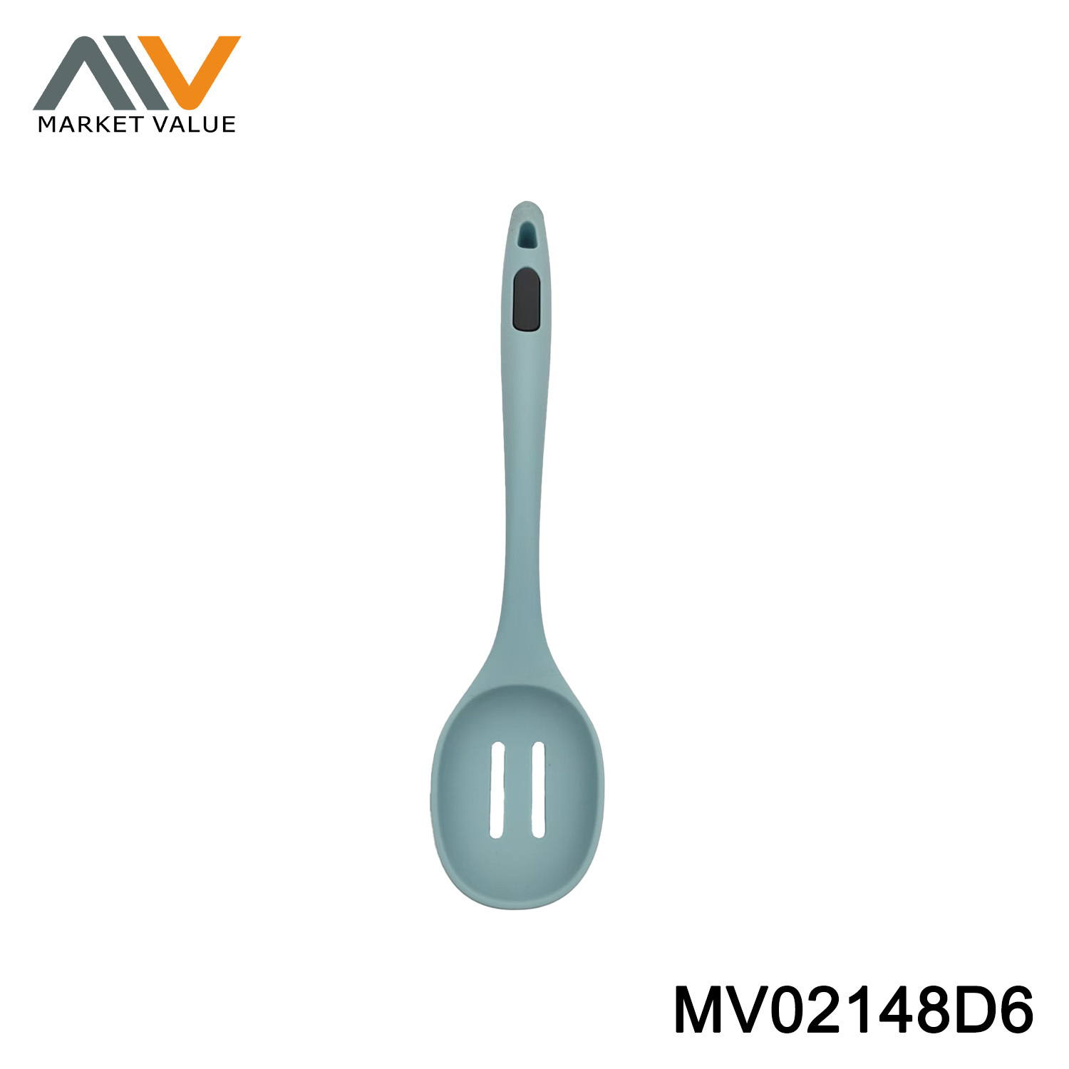 Silicone with Nylon Slotted Spoon,T/C