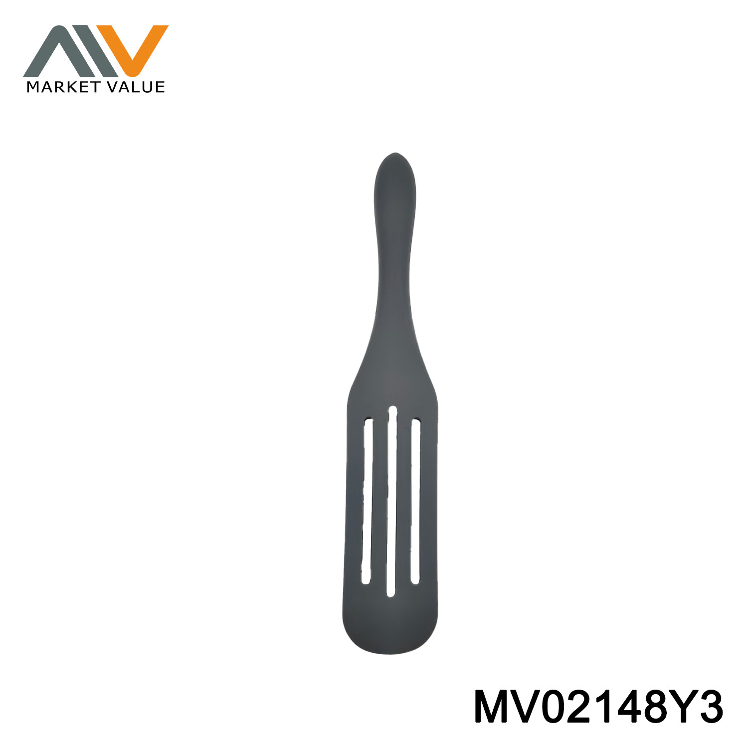 Silicone With Nylon Slotted Spatula,TC