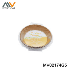 50PK 16CM Double-Sided 36G Air Fry Liners, PVC Box