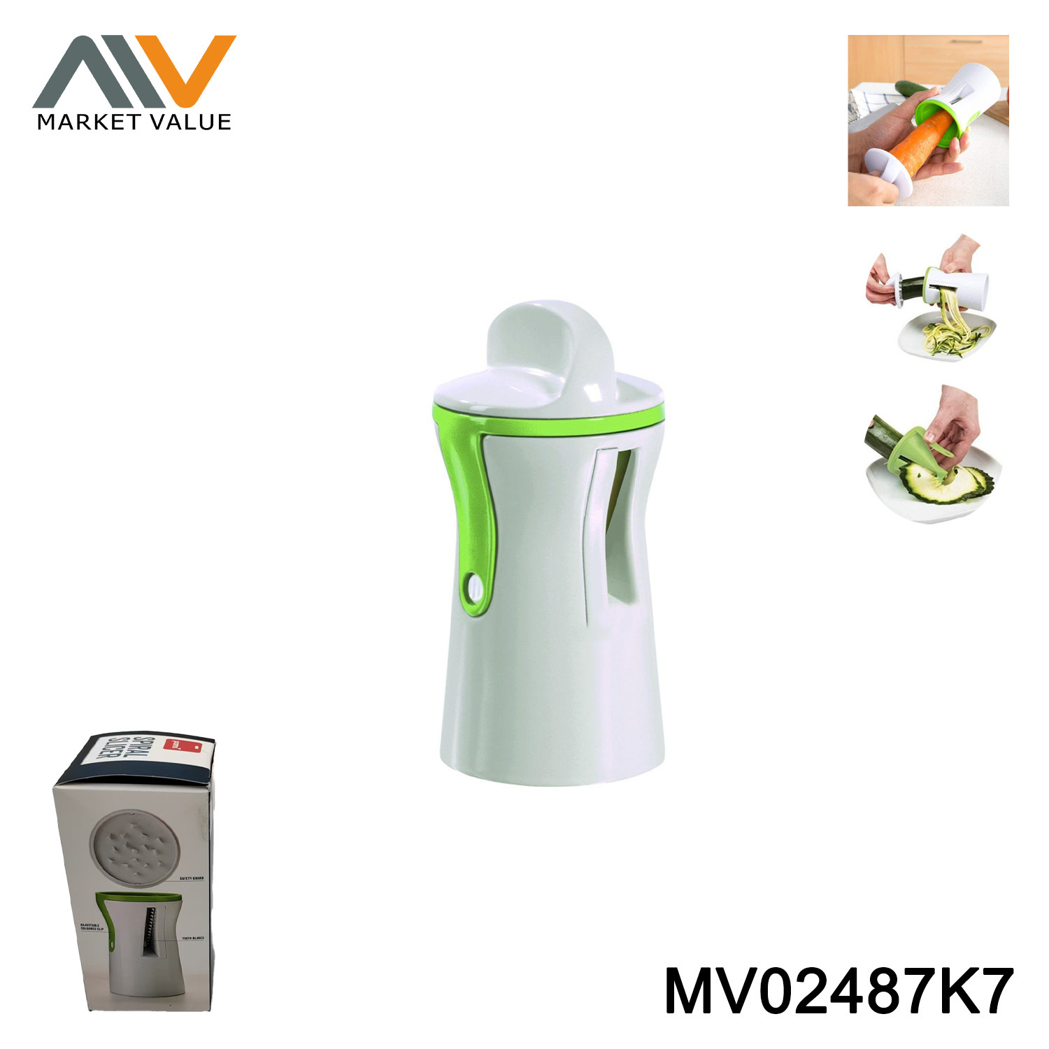 Vegetable Spiral Slicer,Color Box