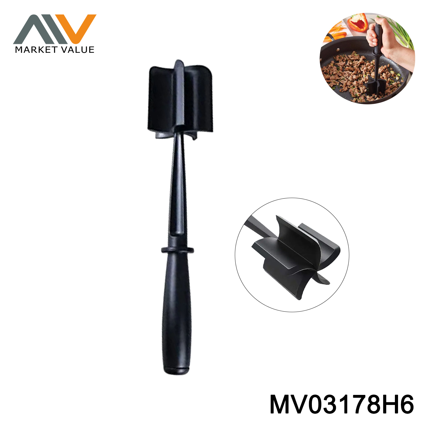 Nylon MEAT Chopper Tool TC
