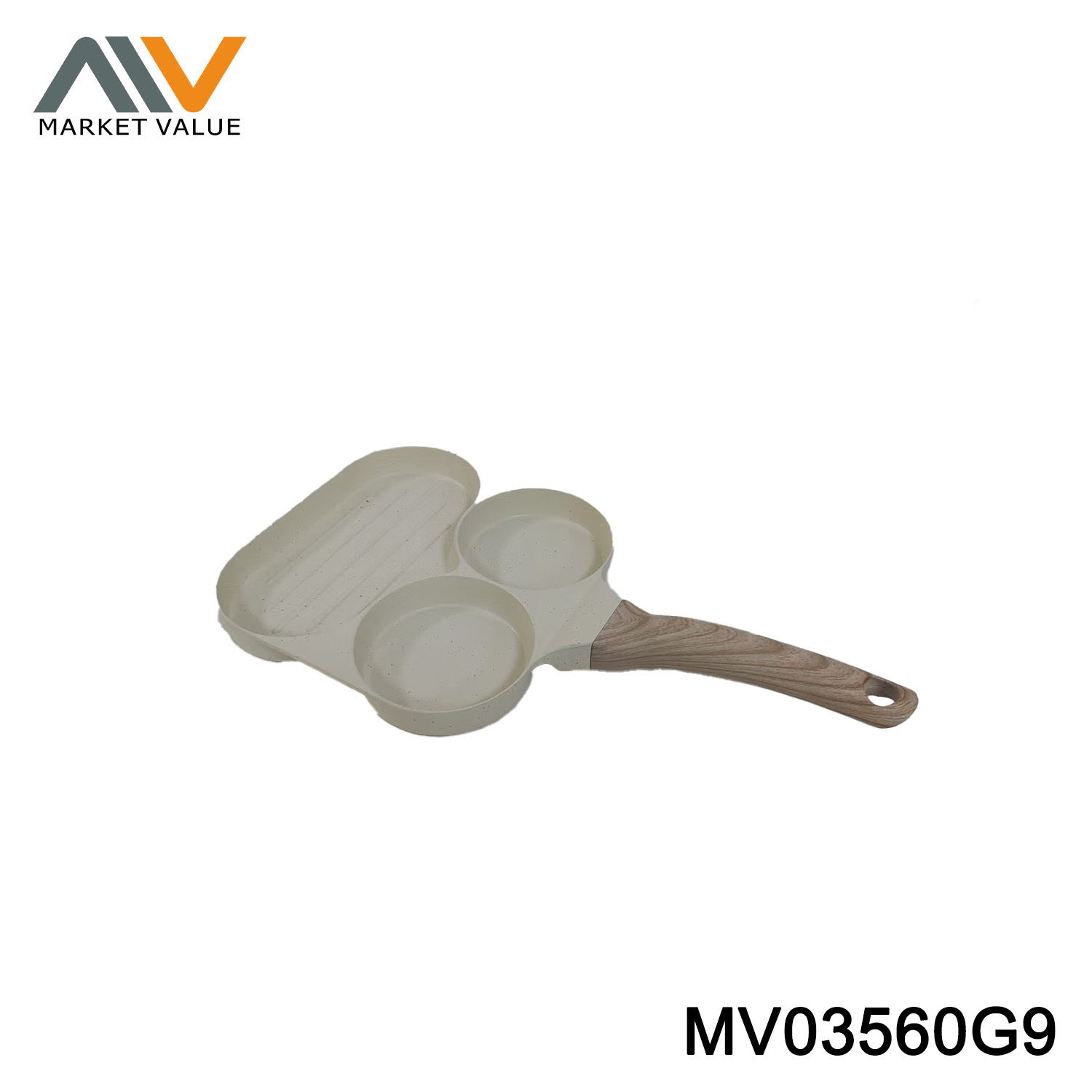 Non-Stick Breakfast Pan with Handle，Color Box